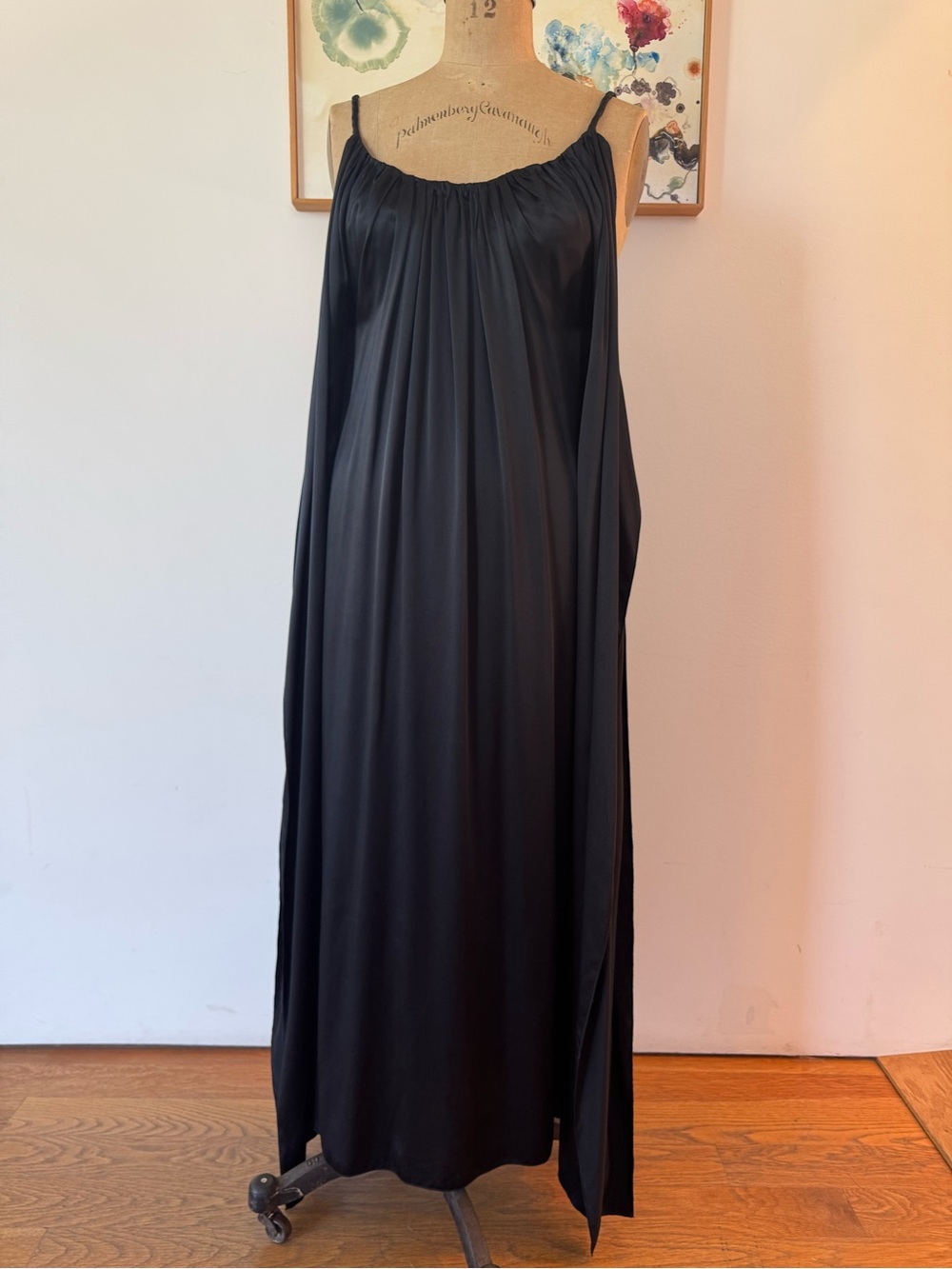 Pure silk vintage gown